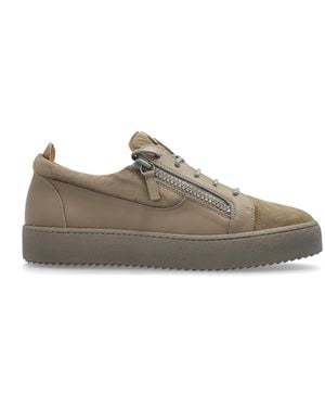 Giuseppe Zanotti Suede Trainers - Brown