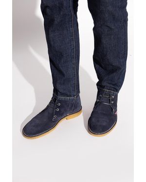 DSquared² Suede Ankle Boots - Blue