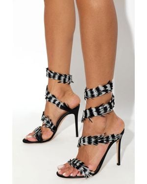 Gianvito Rossi 'Opera' Heeled Sandals - Black