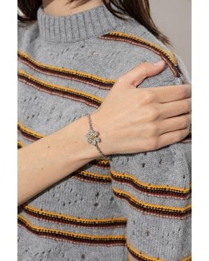 Marni Bracelet With Shimmering Crystals - Gray