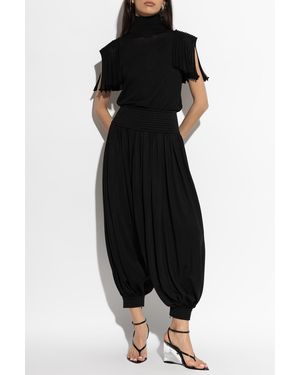 Alaïa Top With A Turtleneck - Black