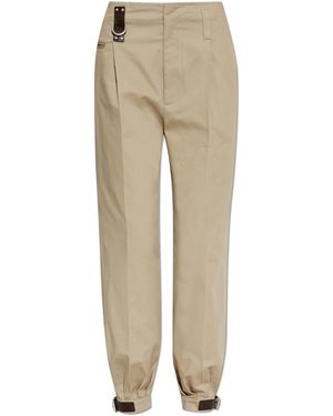 Moschino Wide-Leg Trousers - Natural