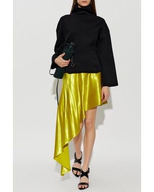 Alaïa Asymmetrical Skirt - Green