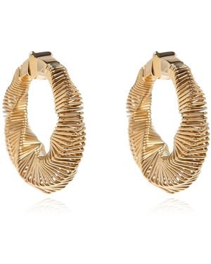 Alaïa Hoop Earrings - Metallic