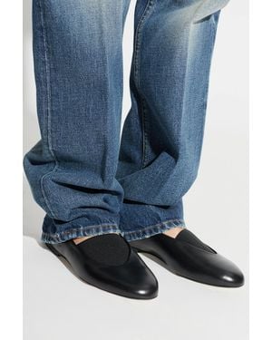 Jil Sander Leather Ballet Flats - Blue