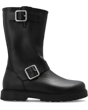 Birkenstock 'Highwood Mid Wire Buckle' Ankle Boots - Black