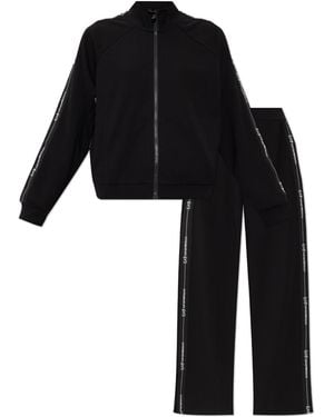 EA7 Tracksuit Set: Sweatshirt And Trousers - Black