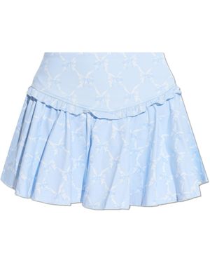 LoveShackFancy Vanina' Training Skort - Blue