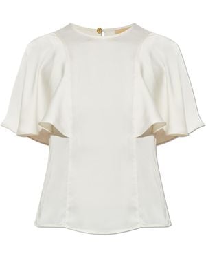 MICHAEL Michael Kors Satin Top - White