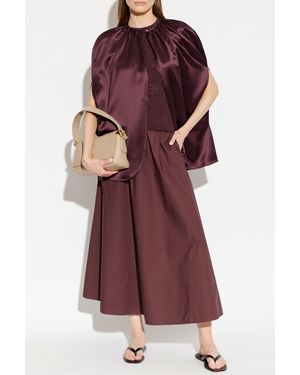 By Malene Birger Poncho 'Dallias' - Red