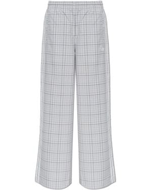 adidas Originals Wide-Leg Trousers - White