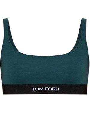 Tom Ford Bra With Logo - Black