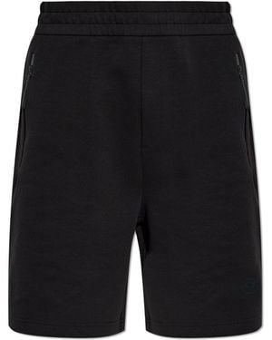 Moncler Sweatshorts With Patch - Black