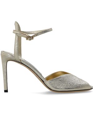 Jimmy Choo Sacora High-Heeled Sandals - Metallic