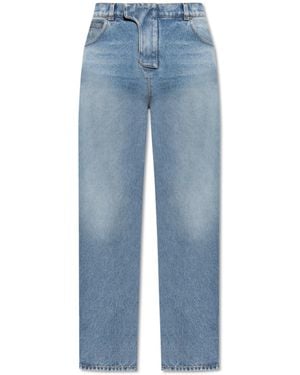 Balmain Jeans With Slightly Tapered Legs - Blue