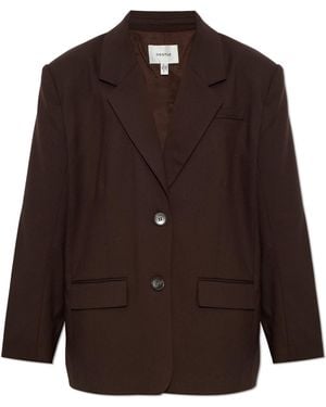Gestuz 'Gzpaula' Blazer With Single Vent - Brown