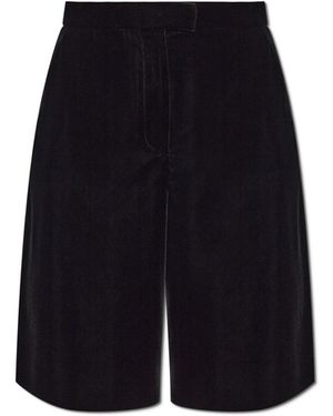 Valentino Garavani Velvet Shorts - Blue