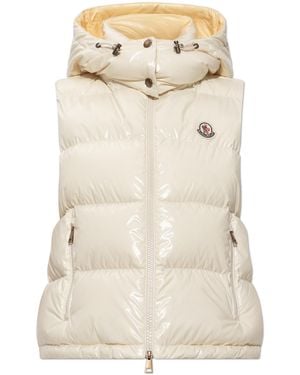 Moncler Wool Turtleneck With Stand-Up Collar - Natural