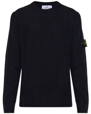 Stone Island Wool Jumper - Blue