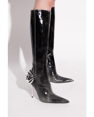 DIESEL Heeled Boots 'D-Ten&Half' - Black