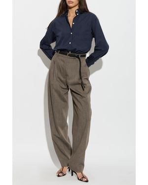 Rohe Shirt With Pocket - Blue