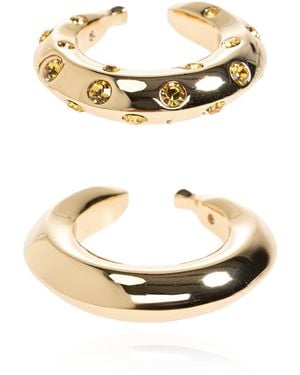 Kate Spade Two Rings With A Banana Motif - Metallic