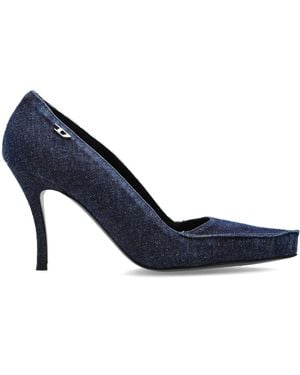 DIESEL "D-Lucette-90-Pump" Heeled Shoes - Blue
