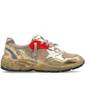 Golden Goose Running Dad New' Sports Shoes - Metallic