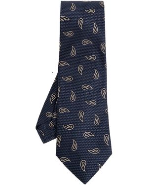 Etro Silk Tie - Blue