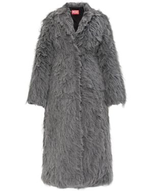 DIESEL Faux Fur 'W-Glamo-R1' - Grey
