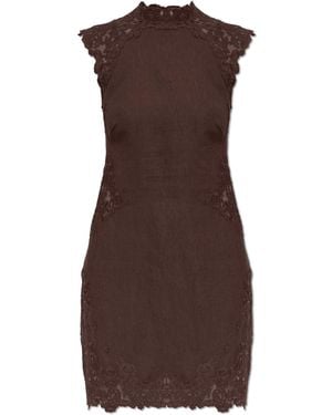 Cult Gaia Linen Dress 'Riti' - Brown
