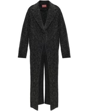 DIESEL Long Coat 'W-Sayta' - Black