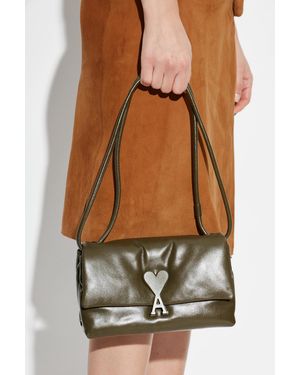 Ami Paris Shoulder Bag 'Voulez-Vous' - Green