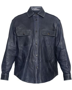 Loewe Jacket With Pockets - Blue