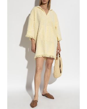 Zimmermann Beach Dress With Hood - Natural