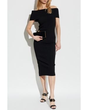 MICHAEL Michael Kors Fitted Dress - Black