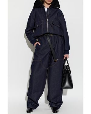 Givenchy Denim Jacket With Pockets - Blue