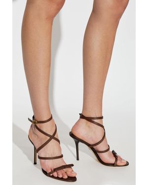 DSquared² Leather Heeled Sandals - Pink