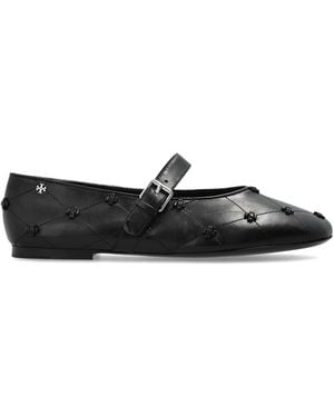 Tory Burch 'Bunny Knot' Ballet Flats - Black