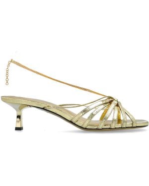 Golden Goose Heeled Sandals 'Nico' - Metallic