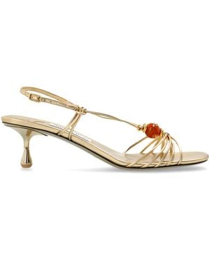 Jimmy Choo Heeled Sandals "Lova" - Metallic