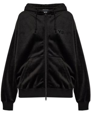 Y-3 Velvet Sweatshirt - Black