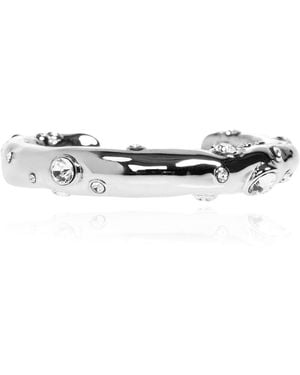 Dries Van Noten Bracelet With Crystals - White