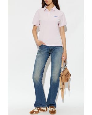 Acne Studios Short-Sleeved Polo - Blue