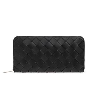 Bottega Veneta Leather Wallet - Black