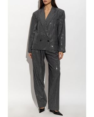 IRO Jacket 'Bay' With Sequins - Black