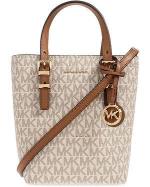 MICHAEL Michael Kors 'Quinn' Hand Bag - Natural
