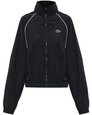 Lacoste Lightweight Stand Collar Jacket - Black