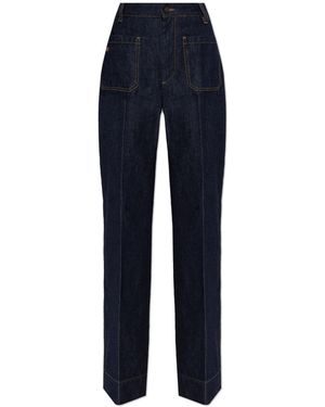 Victoria Beckham Flared Leg Jeans - Blue