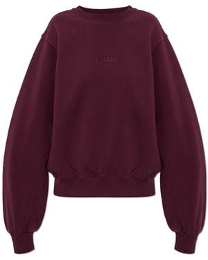 ROTATE BIRGER CHRISTENSEN Sweat Shorts With Embroidered Logo